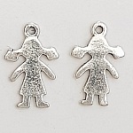 Childrens charm N°48 Girl Silver