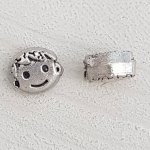 Metal bead Boy 3D silver N°03