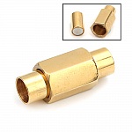 Stainless steel magnetic clasp 05 mm Gold N°01