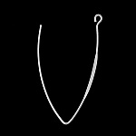 Silver Furcula style earring holder N°01 x 10 pairs