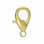 20 Clasps Carabiner 10 x 06 mm gold