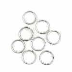 20 Open Junction Rings 13 mm Stainless