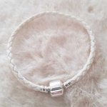 European Clip Bracelet Plain 01 FROM 15 TO 23 CM White 02