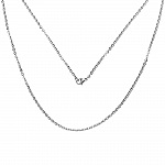 Collar N°06-03 in stainless steel mesh 50 cm