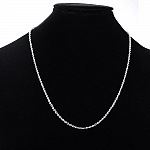 Necklace N°06-04 in stainless steel, 45 cm long