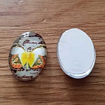 Cabochon Oval 13 x 18 mm Butterfly N°04