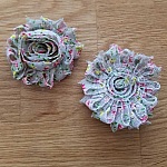 Frayed Fabric Flower Fancy No. 29