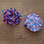 Frayed Fabric Flower Fancy No. 48