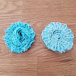 Frayed Fabric Flower Fancy No. 75-2
