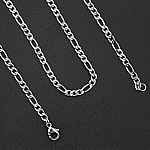 Necklace N°11 in stainless steel 55 cm