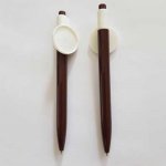 Brown pen with cabochon holder 25 mm