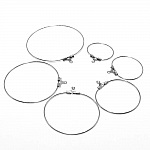 Creole Earring Holder Stainless Steel N°02-45 mm x 5 pairs