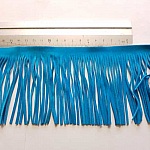 Turquoise 10 cm Wide Suede Fringe