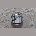 round glass cabochon 10mm birds 008 