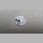 round glass cabochon 10mm cat 006 