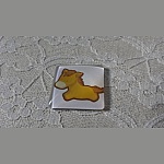 square glass cabochon 30mm 013 