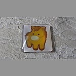 square glass cabochon 30mm 011 