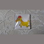 square glass cabochon 30mm 005 