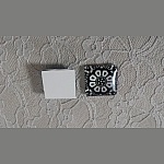 square glass cabochon 25mm 044 