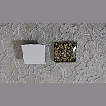 square glass cabochon 25mm 031 