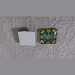 square glass cabochon 25mm 026 