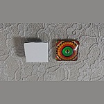 square glass cabochon 25mm 022 