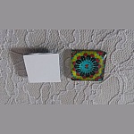 square glass cabochon 25mm 008 