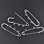 Set of 20 Silver Nurse Pin Holders 3 rings 70x20mm N°003 