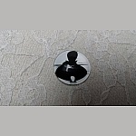 round glass cabochon 20mm cat 009 