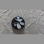 round glass cabochon 20mm birds 005 