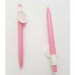 Pink pen with cabochon holder 25 mm