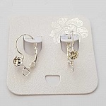 Dormeuse Earring Holder N°100 x 1 Pair Silver