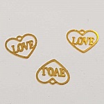Breloques Cœur N°87 Cœur Doré Love