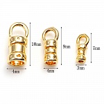 Embout Pour Cordon 10 x 4 mm Plaqué Or 18K