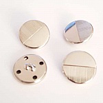 Bouton Argent N°20 de 23 mm Rond