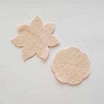 Jolie petite fleur en Feutrine 50 mm et 60 mm N°19-03 x 2 pièces