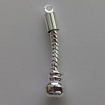 Tige sans pas de vis 4 cm Argent