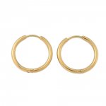Support Boucle d'oreille Créole Huggie Acier Inoxydable N°01-20 mm 01