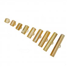 20 Clasps 08 x 8mm Gold