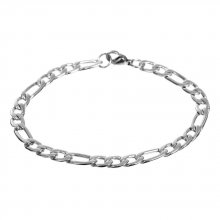 Bracelet N°01 in 304 stainless steel of 21 cm