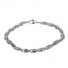Stainless steel bracelet N°06 of 21.5 cm