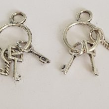 Key Charm N°01 Silver