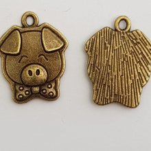 Pig Charm N°02 X 1 Piece