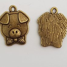 Pig Charm N°02 X 10 Pieces