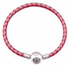 European braided bracelet Clip 02 21cm