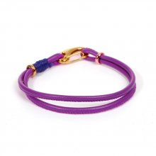 Double Uni Purple European Bracelet