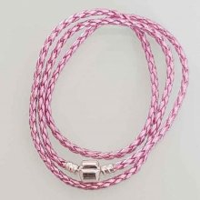 Braided necklace 58cm N°04