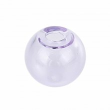 1 Round glass ball to fill 16mm Purple