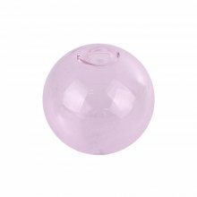 1 Glass ball 16mm round Pink to fill