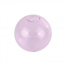 1 glass ball 20mm round Pink to fill